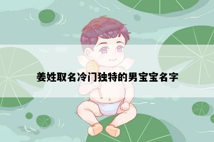 姜姓取名冷门独特的男宝宝名字