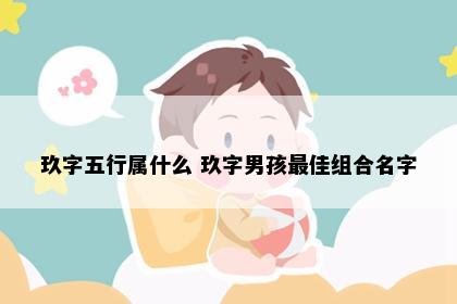 玖字五行属什么 玖字男孩最佳组合名字