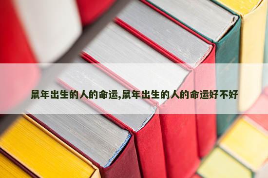 鼠年出生的人的命运,鼠年出生的人的命运好不好