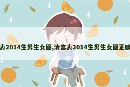 清宫表2014生男生女图,清宫表2014生男生女图正确看法 清宫表2014生男生女图,清宫表2014生男生女图正确看法
